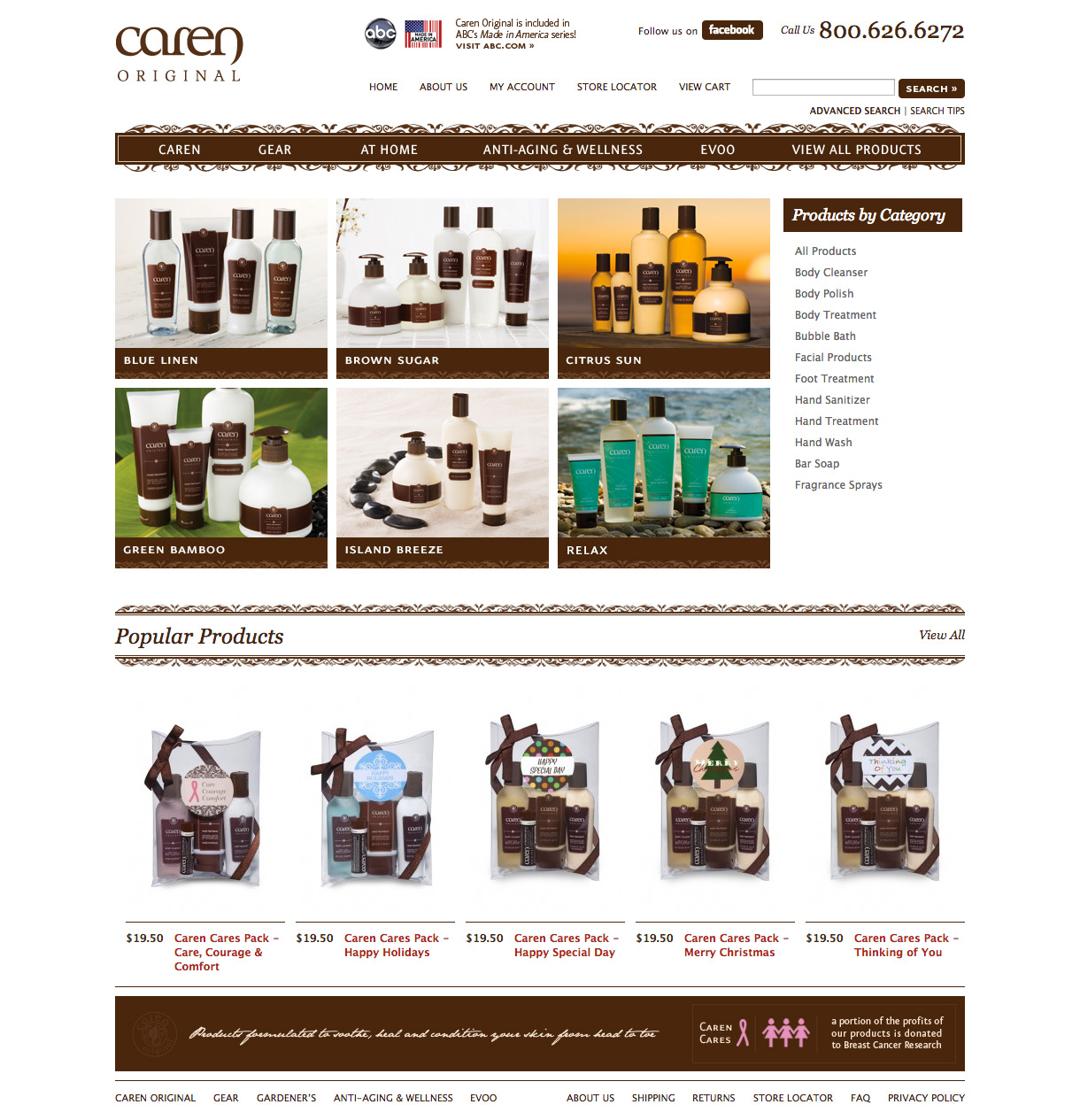 Caren Products - Caren Original Landing Page